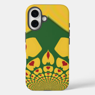 ヴィンテージラスタカラーワンラブリーハクナマタタ iPhone 16ケース