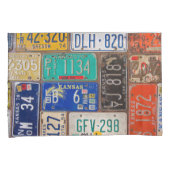 ヴィンテージラスティライセンスプレート 枕カバー (正面右)