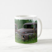 ヴィンテージラスト・トラック・パティナ コーヒーマグカップ (正面右)