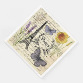 ヴィンテージラスフランスのティックエッフェルタワーパーティー (コーナー)