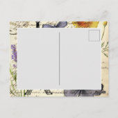 ヴィンテージラスフランスのティックエッフェルタワーパーティー ポストカード (裏面)