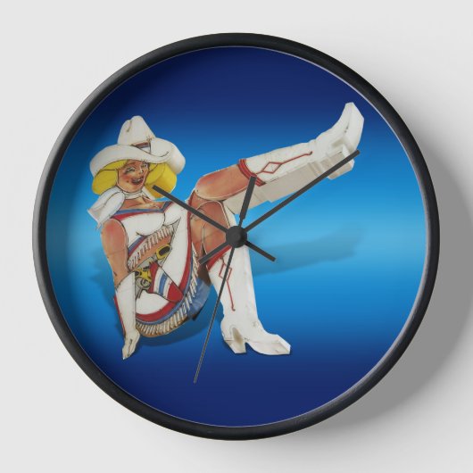 ヴィンテージラスベガスガル 壁時計 (正面)