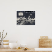 ヴィンテージラスベガスストリップ ポスター (キッチン)