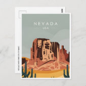 ヴィンテージラスベガスネバダウェルカム ポストカード (正面/裏面)