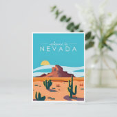 ヴィンテージラスベガスネバダウェルカム ポストカード (スタンド正面)