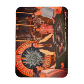 ヴィンテージラスベガスネバダカジノシーンマグネット マグネット (縦)