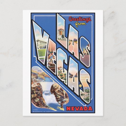 ヴィンテージラスベガスポストカード ポストカード (正面)