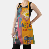 ヴィンテージラスベガス賭博旅行ポスターアート エプロン (インサイチュ)