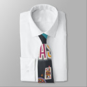 ヴィンテージラスベガス賭博旅行ポスターアート ネクタイ (タイ)