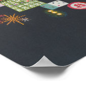 ヴィンテージラスベガス賭博旅行ポスターアート ポスター (角)