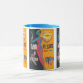 ヴィンテージラスベガス賭博旅行ポスターアート マグカップ (中央)
