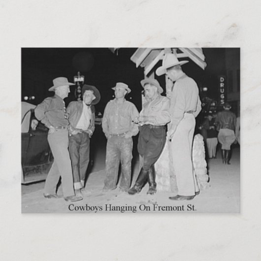 ヴィンテージラスベガス通りシーン ポストカード (正面)