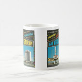 ヴィンテージラスベガス，エルビスをフィーチャーNV コーヒーマグカップ (中央)