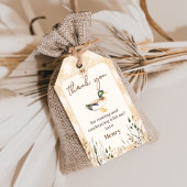 ヴィンテージラッキーアヒル誕生日ギフトラベル ギフトタグ