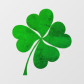 ヴィンテージラッキー4葉ハートクローバー ウィンドウサイン (シート)