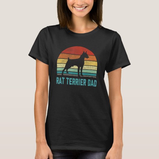 ヴィンテージラットテリアパパドッグ Tシャツ (正面)