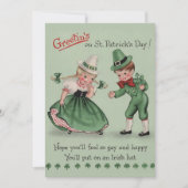 ヴィンテージラッド&ラスカスタムレトロセントパトリックの日 シーズンカード (正面)