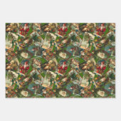 ヴィンテージラッピングシート ラッピングペーパーシート (正面3)