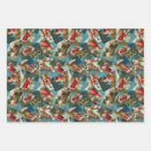 ヴィンテージラッピングシート ラッピングペーパーシート (正面)