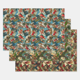 ヴィンテージラッピングシート ラッピングペーパーシート