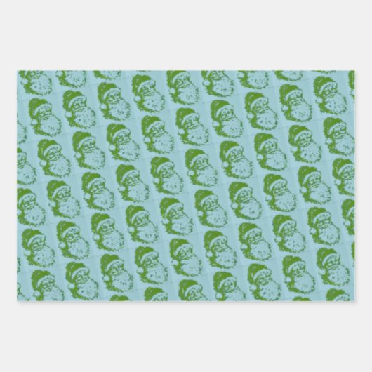 ヴィンテージラッピングセット ラッピングペーパーシート (正面)