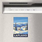 ヴィンテージラップランドフィンランドトラベル マグネット (インサイチュ (食洗機))