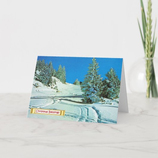 ヴィンテージラップランド,ノルウェーの木材 シーズンカード (正面)