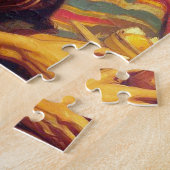 ヴィンテージラテンアメリカ系女性絵画女 ジグソーパズル (側面)