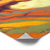 ヴィンテージラテンアメリカ系女性絵画女 ポスター (角)