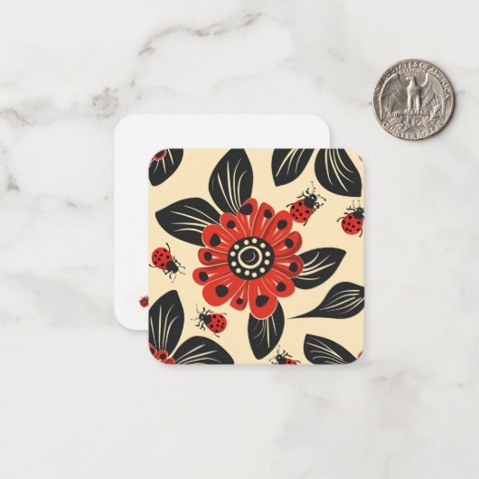 ヴィンテージラディバグエレガンス ノートカード (正面/裏面インサイチュ)