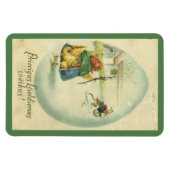 ヴィンテージラトビアイースター マグネット (横)