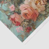 ヴィンテージラビットとフローラカゴの分離 薄葉紙 (詳細)