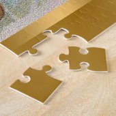 ヴィンテージラビットイースターエッグホリデー ジグソーパズル (側面)