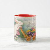 ヴィンテージラビットイースターエッグホリデー マグカップ (中央)