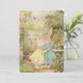 ヴィンテージラビットグリーティングカード シーズンカード (スタンド正面)