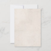 ヴィンテージラビットバーチャルベビーシャワー招待状ツイン 招待状 (裏面)