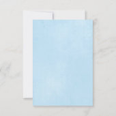 ヴィンテージラビットバーチャルベビーシャワー招待状ツイン 招待状 (裏面)