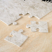 ヴィンテージラビットファミリーイラストレーションベビーバンニー ジグソーパズル (側面)