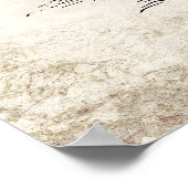 ヴィンテージラビットファミリーイラストレーションベビーバンニー ポスター (角)