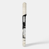 ヴィンテージラビットファミリーイラストレーションベビーバンニー Case-Mate iPhoneケース (裏面 / 右)