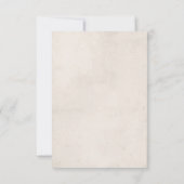 ヴィンテージラビットベビーシャワー招待状カード 招待状 (裏面)