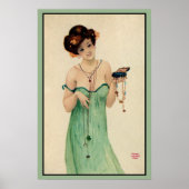 ヴィンテージラファエルキルヒナーパリ1910レディースファッション ポスター (正面)