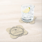 ヴィンテージラフランスのベル紙コースター ラウンドペーパーコースター (インサイチュ)