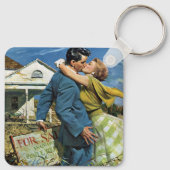 ヴィンテージラブアンドロマンスニュー買リュウズファーストハウス キーホルダー (裏面)