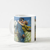 ヴィンテージラブアンドロマンスニュー買リュウズファーストハウス コーヒーマグカップ (正面左)