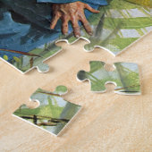 ヴィンテージラブアンドロマンスニュー買リュウズファーストハウス ジグソーパズル (側面)