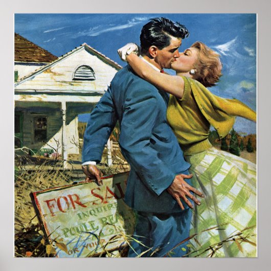 ヴィンテージラブアンドロマンスニュー買リュウズファーストハウス ポスター (正面)