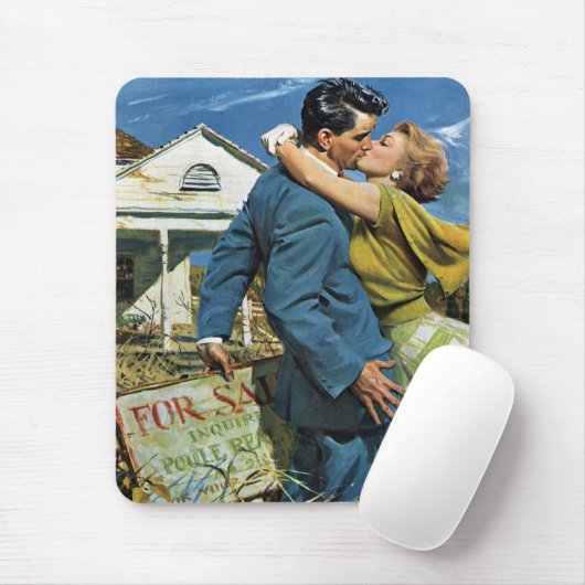ヴィンテージラブアンドロマンスニュー買リュウズファーストハウス マウスパッド (マウス)