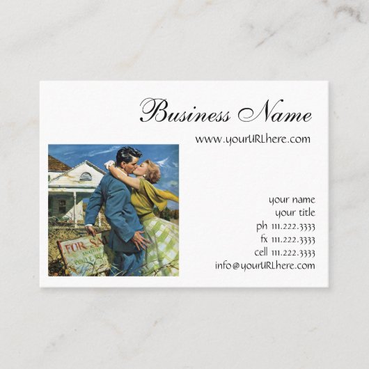 ヴィンテージラブアンドロマンスニュー買リュウズファーストハウス 名刺 (正面)