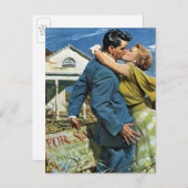 ヴィンテージラブアンドロマンスニュー買リュウズファーストハウス 案内ポストカード (正面/裏面)